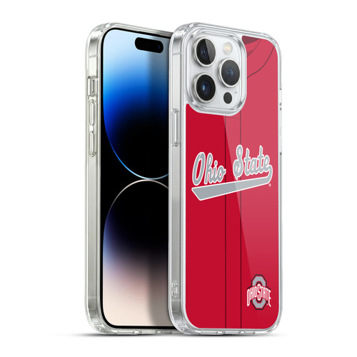 Ohio State University Jersey Baseball Away Soft Gel Case for Apple iPhone 13 Pro Max & MagSafe