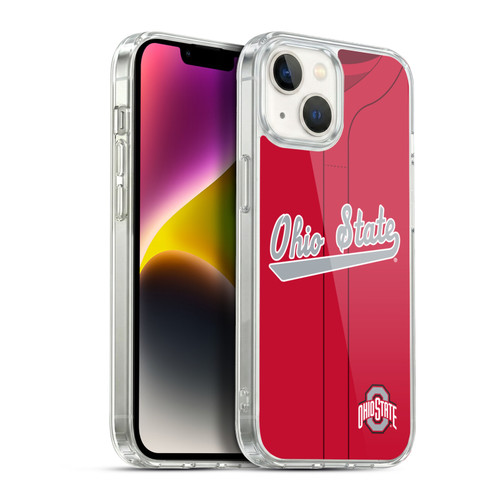 Ohio State University Jersey Baseball Away Soft Gel Case for Apple iPhone 14