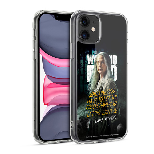 AMC The Walking Dead Season 9 Quotes Carol Soft Gel Case for Apple iPhone 11