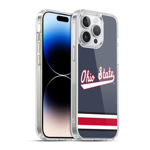 Ohio State University Jersey Hockey Outdoor Soft Gel Case for Apple iPhone 14 Pro Max & MagSafe
