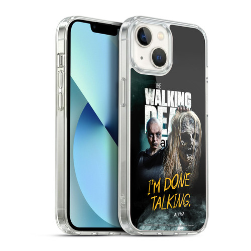 AMC The Walking Dead Season 9 Quotes Alpha Soft Gel Case for Apple iPhone 13