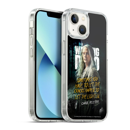AMC The Walking Dead Season 9 Quotes Carol Soft Gel Case for Apple iPhone 13