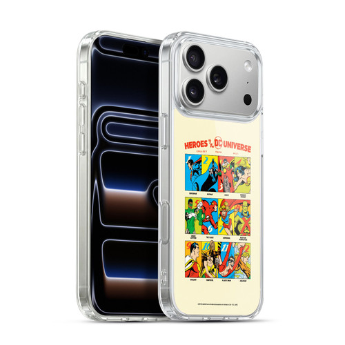 Justice League DC Comics 90th Anniversary Heroes Soft Gel Case for Apple iPhone 17 Pro Max