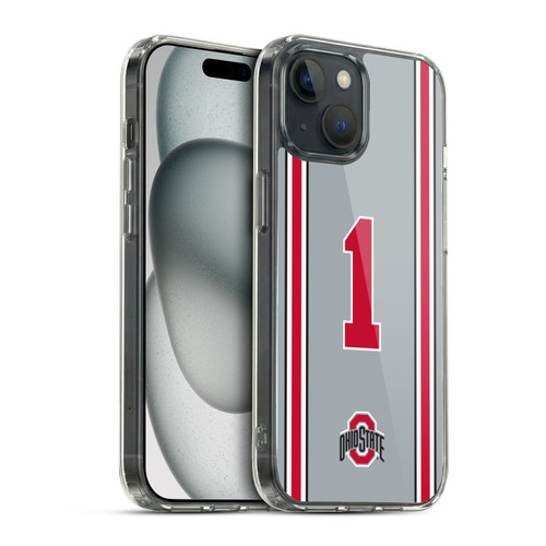 Ohio State University Jersey Football Alternate Soft Gel Case for Apple iPhone 15 & MagSafe