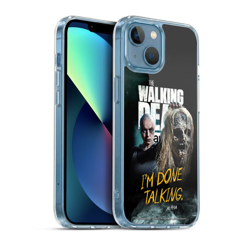 AMC The Walking Dead Season 9 Quotes Alpha Soft Gel Case for Apple iPhone 13 Mini & MagSafe