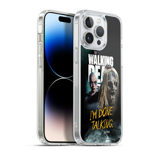 AMC The Walking Dead Season 9 Quotes Alpha Soft Gel Case for Apple iPhone 13 Pro Max & MagSafe