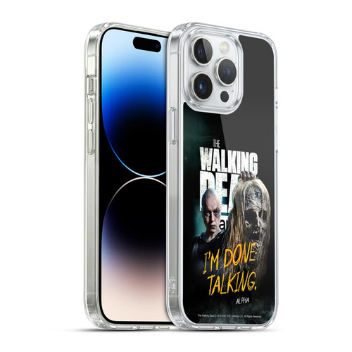 AMC The Walking Dead Season 9 Quotes Alpha Soft Gel Case for Apple iPhone 14 Pro Max & MagSafe
