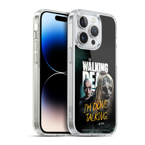 AMC The Walking Dead Season 9 Quotes Alpha Soft Gel Case for Apple iPhone 14 Pro & MagSafe