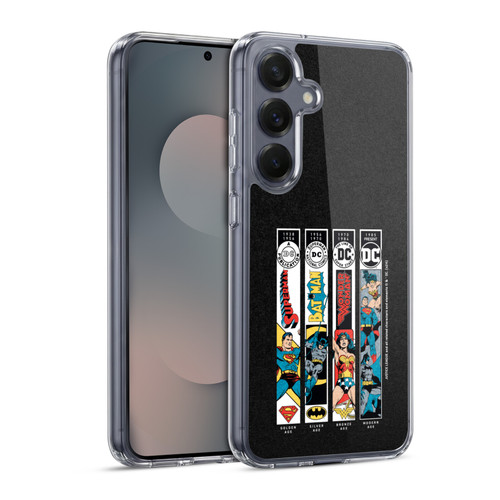 Justice League DC Comics 90th Anniversary Trinity Soft Gel Case for Samsung Galaxy S25 & MagSafe