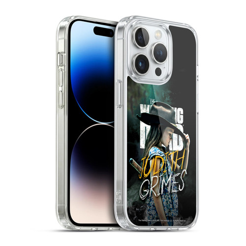 AMC The Walking Dead Season 9 Quotes Judith Grimes Soft Gel Case for Apple iPhone 14 Pro & MagSafe