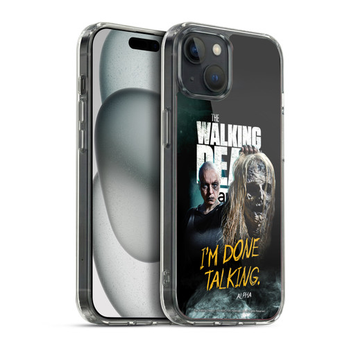 AMC The Walking Dead Season 9 Quotes Alpha Soft Gel Case for Apple iPhone 15 Plus & MagSafe