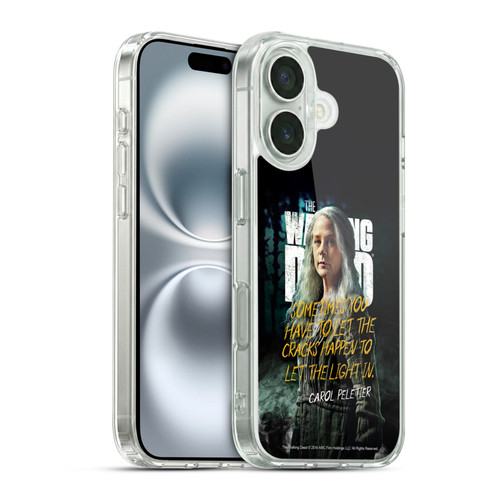 AMC The Walking Dead Season 9 Quotes Carol Soft Gel Case for Apple iPhone 16 & MagSafe