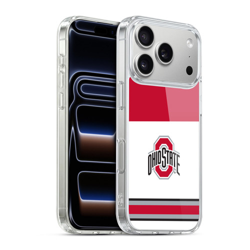 Ohio State University Jersey Hockey Home Soft Gel Case for Apple iPhone 17 Pro