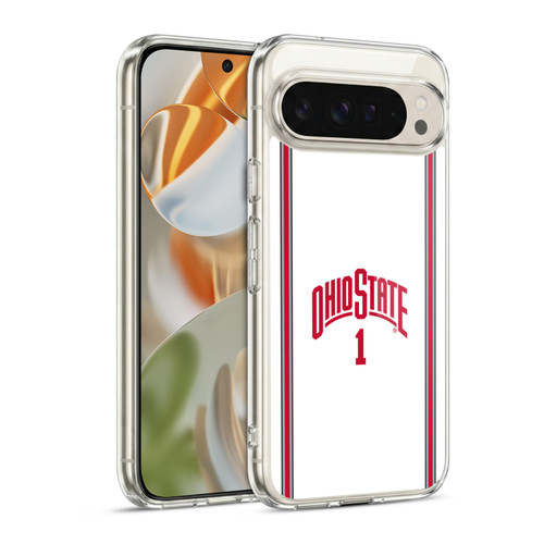 Ohio State University Jersey Basketball Away Soft Gel Case for Google Pixel 9 / Pixel 9 Pro