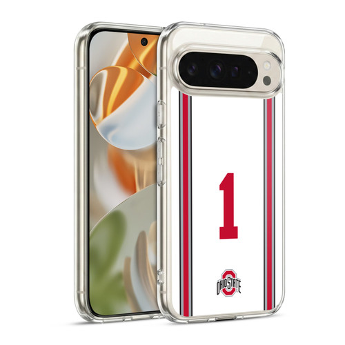Ohio State University Jersey Football Away Soft Gel Case for Google Pixel 9 / Pixel 9 Pro
