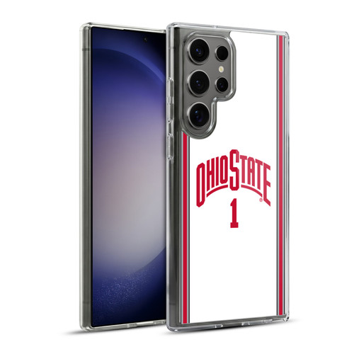 Ohio State University Jersey Basketball Away Soft Gel Case for Samsung Galaxy S23 Ultra 5G & MagSafe