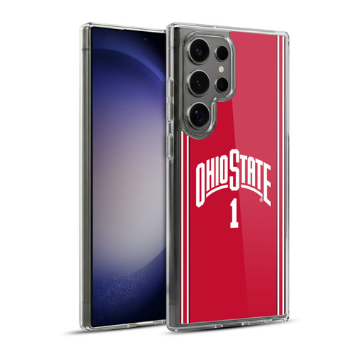 Ohio State University Jersey Basketball Home Soft Gel Case for Samsung Galaxy S23 Ultra 5G & MagSafe