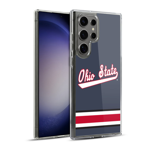 Ohio State University Jersey Hockey Outdoor Soft Gel Case for Samsung Galaxy S23 Ultra 5G & MagSafe