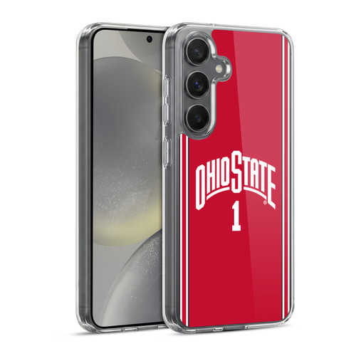 Ohio State University Jersey Basketball Home Soft Gel Case for Samsung Galaxy S24 5G & MagSafe