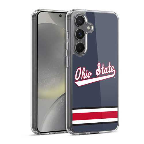 Ohio State University Jersey Hockey Outdoor Soft Gel Case for Samsung Galaxy S24 5G & MagSafe