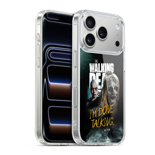 AMC The Walking Dead Season 9 Quotes Alpha Soft Gel Case for Apple iPhone 17 Pro