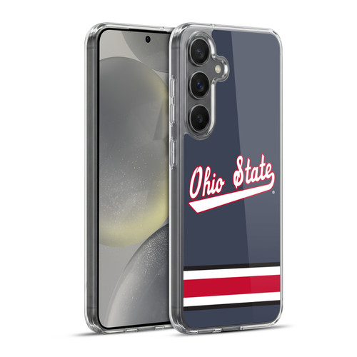 Ohio State University Jersey Hockey Outdoor Soft Gel Case for Samsung Galaxy S24+ 5G & MagSafe