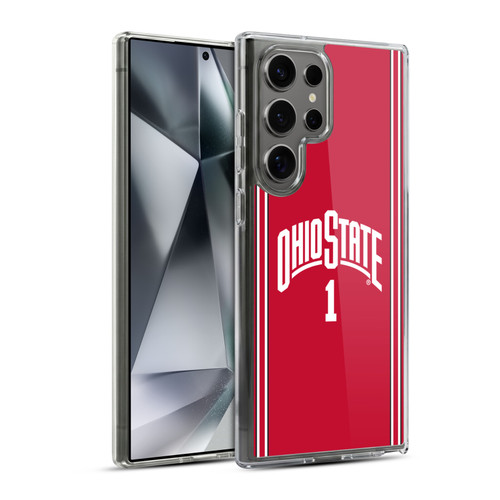 Ohio State University Jersey Basketball Home Soft Gel Case for Samsung Galaxy S24 Ultra 5G & MagSafe