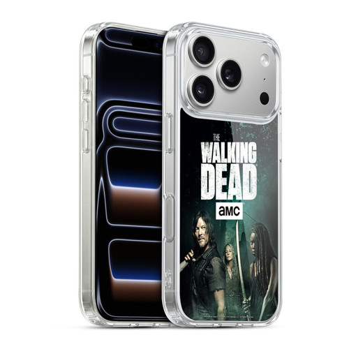 AMC The Walking Dead Season 9 Quotes Daryl, Carol & Michonne Soft Gel Case for Apple iPhone 17 Pro