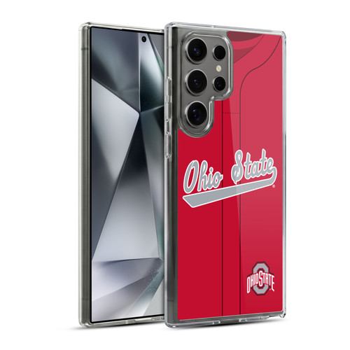 Ohio State University Jersey Baseball Away Soft Gel Case for Samsung Galaxy S24 Ultra 5G & MagSafe