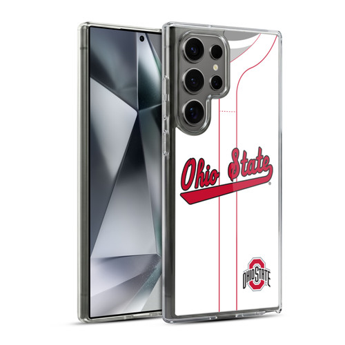 Ohio State University Jersey Baseball Home Soft Gel Case for Samsung Galaxy S24 Ultra 5G & MagSafe