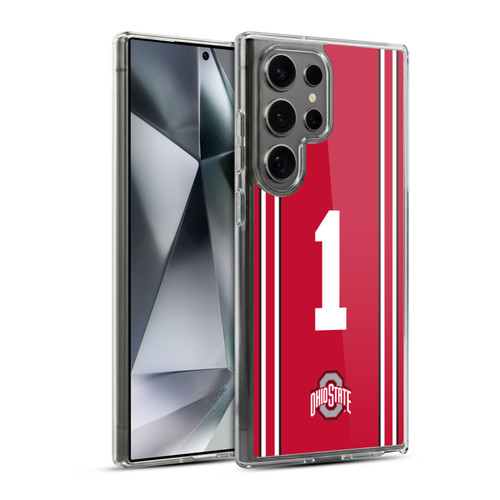 Ohio State University Jersey Football Home Soft Gel Case for Samsung Galaxy S24 Ultra 5G & MagSafe
