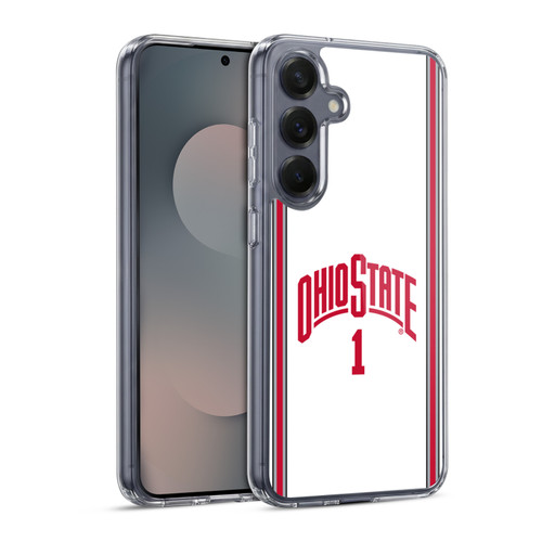 Ohio State University Jersey Basketball Away Soft Gel Case for Samsung Galaxy S25 & MagSafe