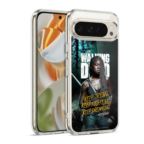 AMC The Walking Dead Season 9 Quotes Michonne Soft Gel Case for Google Pixel 9 / Pixel 9 Pro