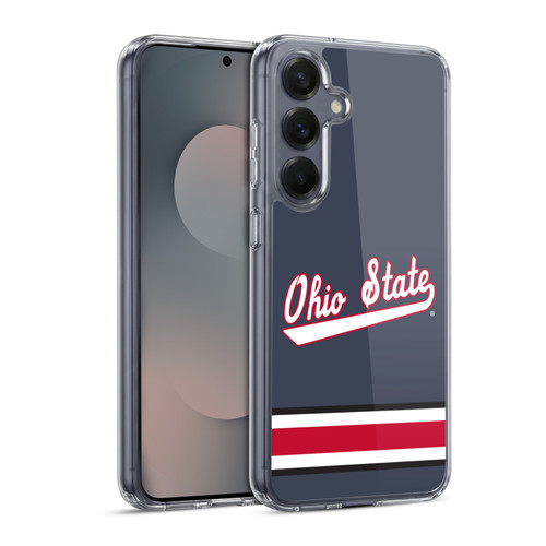 Ohio State University Jersey Hockey Outdoor Soft Gel Case for Samsung Galaxy S25 & MagSafe