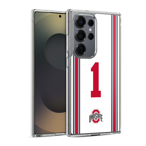 Ohio State University Jersey Football Away Soft Gel Case for Samsung Galaxy S25 Ultra & MagSafe