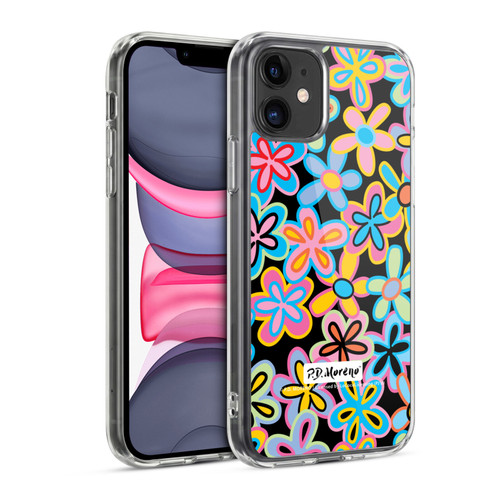 P.D. Moreno Patterns Retro Flowers Soft Gel Case for Apple iPhone 11