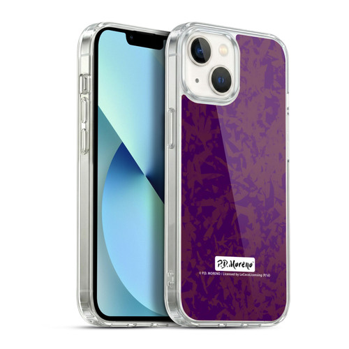 P.D. Moreno Patterns Violet Soft Gel Case for Apple iPhone 13