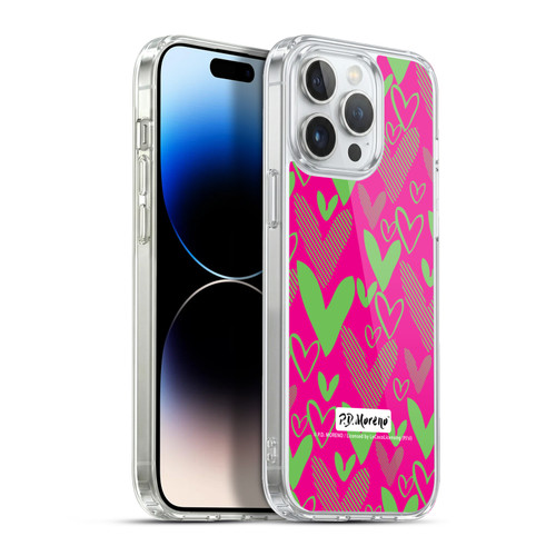 P.D. Moreno Patterns Hearts 1 Soft Gel Case for Apple iPhone 13 Pro Max & MagSafe