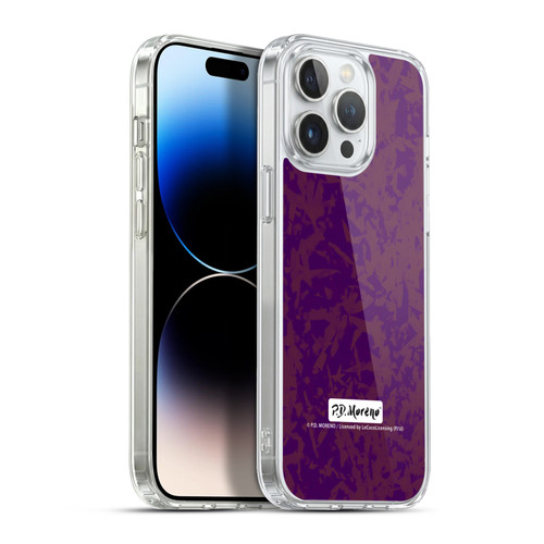 P.D. Moreno Patterns Violet Soft Gel Case for Apple iPhone 13 Pro Max & MagSafe