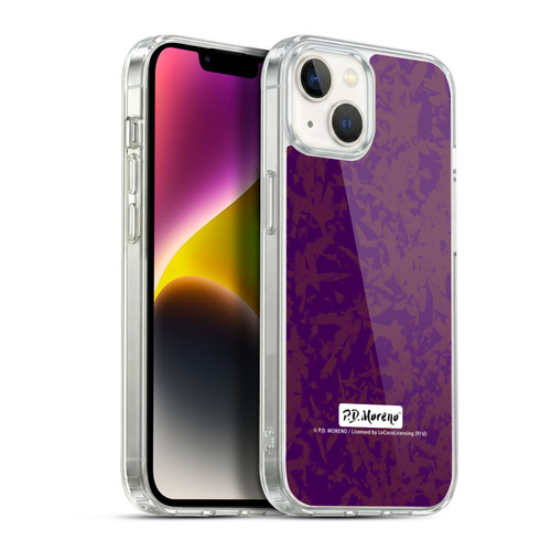 P.D. Moreno Patterns Violet Soft Gel Case for Apple iPhone 14 Plus & MagSafe