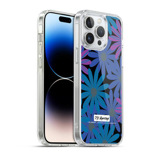 P.D. Moreno Patterns Midnight Daisies Soft Gel Case for Apple iPhone 14 Pro Max & MagSafe