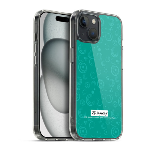 P.D. Moreno Patterns Circles Soft Gel Case for Apple iPhone 15 Plus & MagSafe