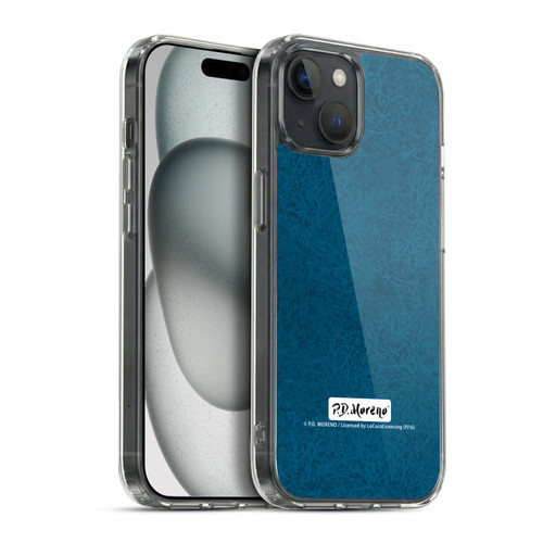P.D. Moreno Patterns Teal Soft Gel Case for Apple iPhone 15 Plus & MagSafe