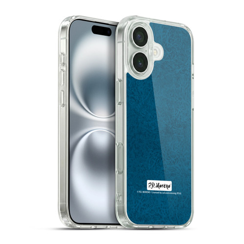 P.D. Moreno Patterns Teal Soft Gel Case for Apple iPhone 16 Plus & MagSafe