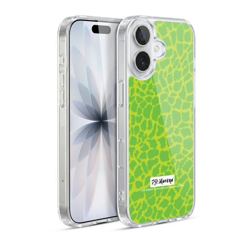 P.D. Moreno Patterns Lime Green Soft Gel Case for Apple iPhone 17