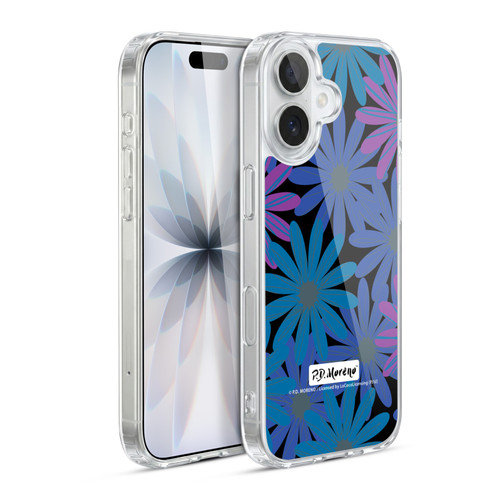 P.D. Moreno Patterns Midnight Daisies Soft Gel Case for Apple iPhone 17