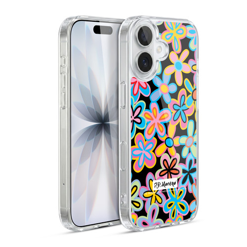 P.D. Moreno Patterns Retro Flowers Soft Gel Case for Apple iPhone 17