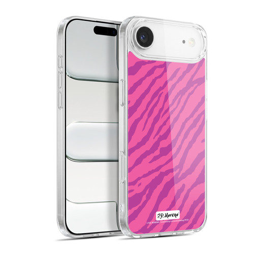 P.D. Moreno Patterns Pink Zebra Soft Gel Case for Apple iPhone 17 Air