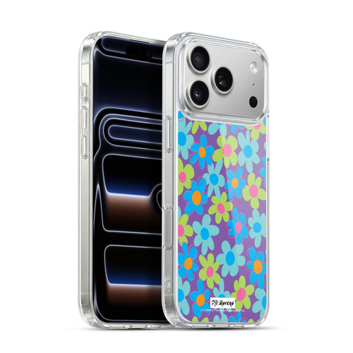 P.D. Moreno Patterns Purple Soft Gel Case for Apple iPhone 17 Pro Max
