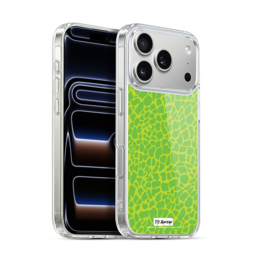 P.D. Moreno Patterns Lime Green Soft Gel Case for Apple iPhone 17 Pro